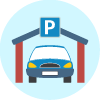 Vagas de estacionamento